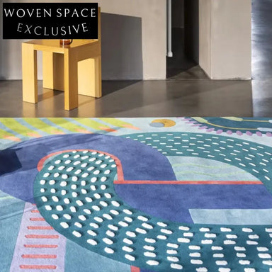 Handmade Modern Abstract Polyester High-End Living Room Bedroom Area Rug