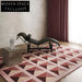 Handmade Modern Geometric Pattern Polypropylene Area Rug for Living Room Decor