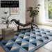 Handmade Modern Geometric Pattern Polypropylene Area Rug for Living Room Decor
