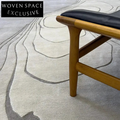 Handmade Modern Luxury Polyester Jute Area Rug for Living Room Decor