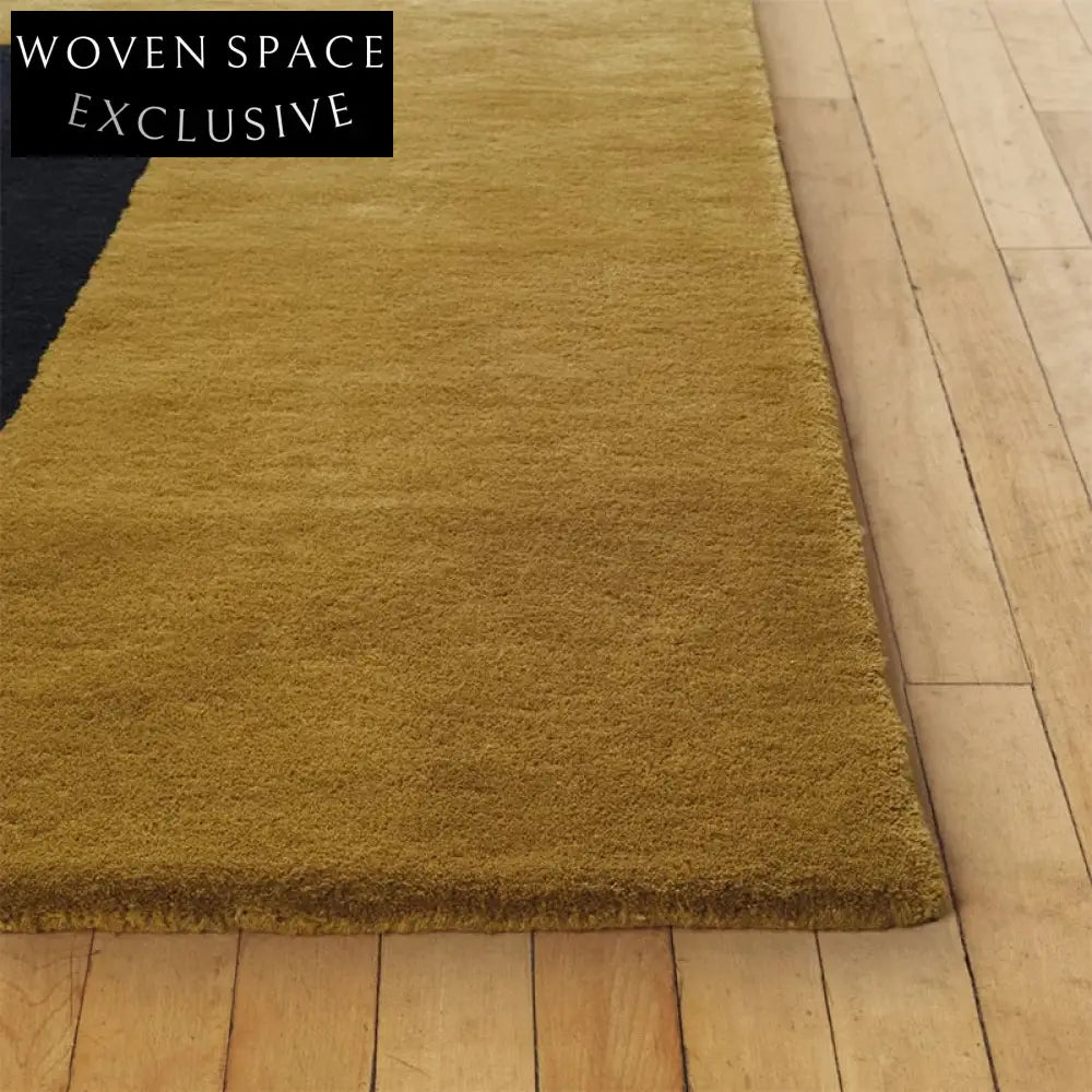 Handmade Modern Minimalist Geometric Polyester Area Rug for Living Room