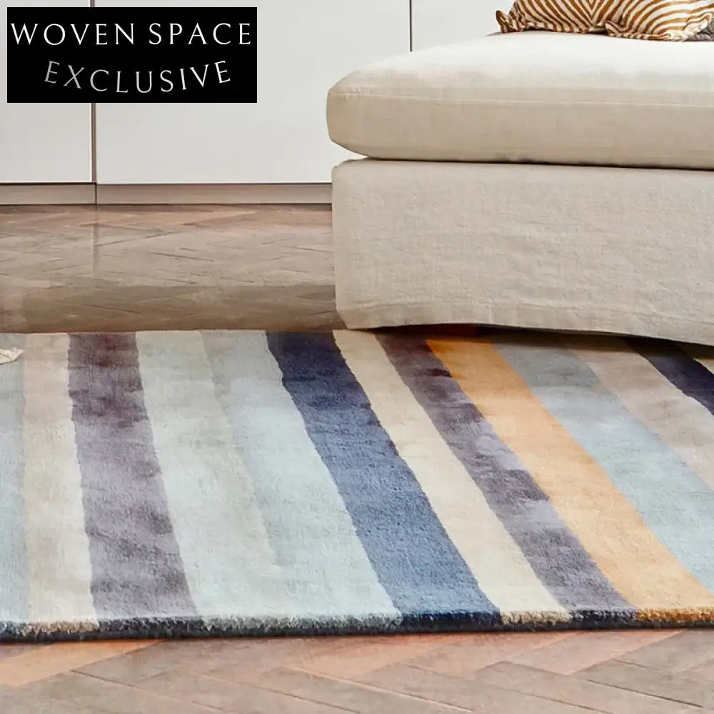 Handmade Modern Minimalist Geometric Polyester Area Rug for Living Room Bedroom