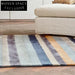 Handmade Modern Minimalist Geometric Polyester Area Rug for Living Room Bedroom