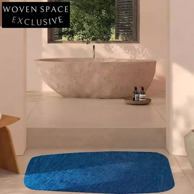 Handmade Modern Minimalist Irregular Polyester Area Rug for Living Room Decor