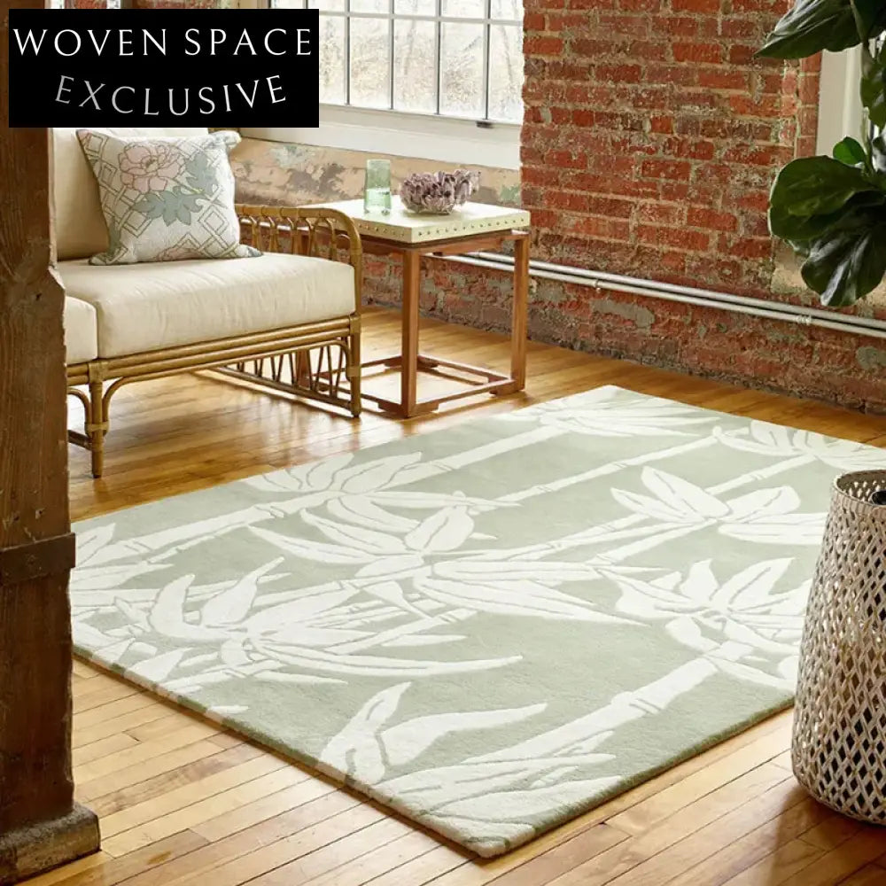 Handmade Modern Minimalist Polyester Area Rug for Living Room & Bedroom