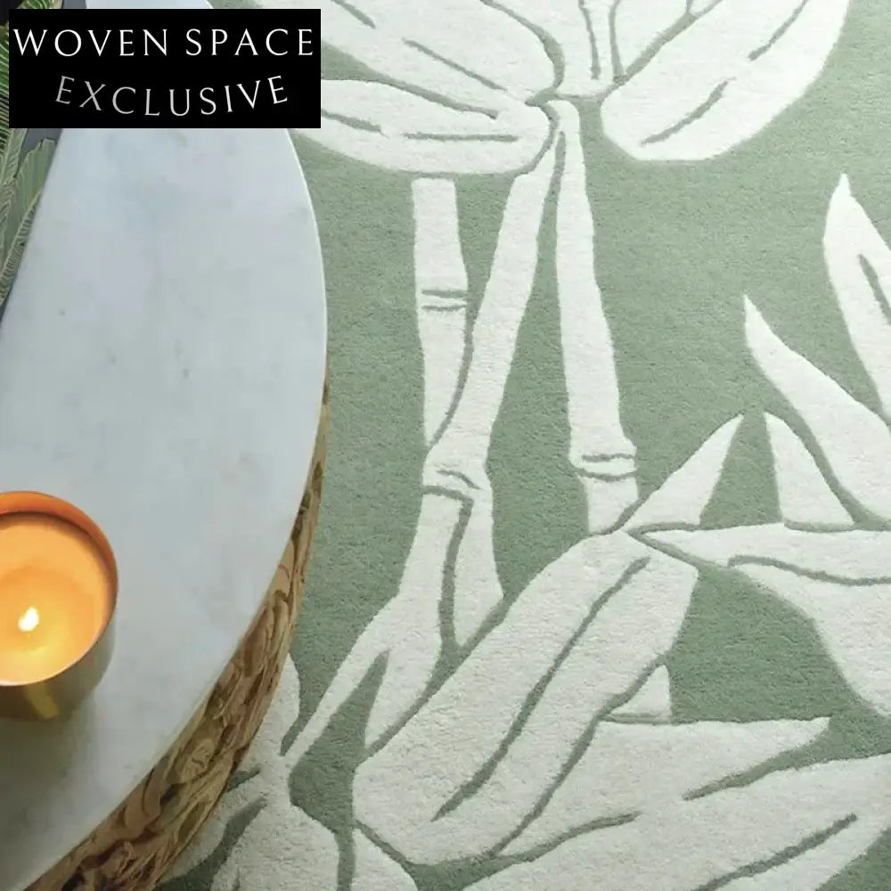 Handmade Modern Minimalist Polyester Area Rug for Living Room & Bedroom