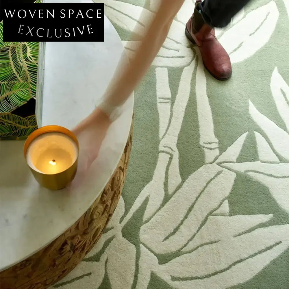 Handmade Modern Minimalist Polyester Area Rug for Living Room & Bedroom