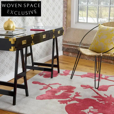 Handmade Modern Minimalist Polyester Area Rug for Living Room & Bedroom Decor