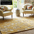 Handmade Modern Minimalist Polyester Geometric Area Rug for Bedroom Living Room