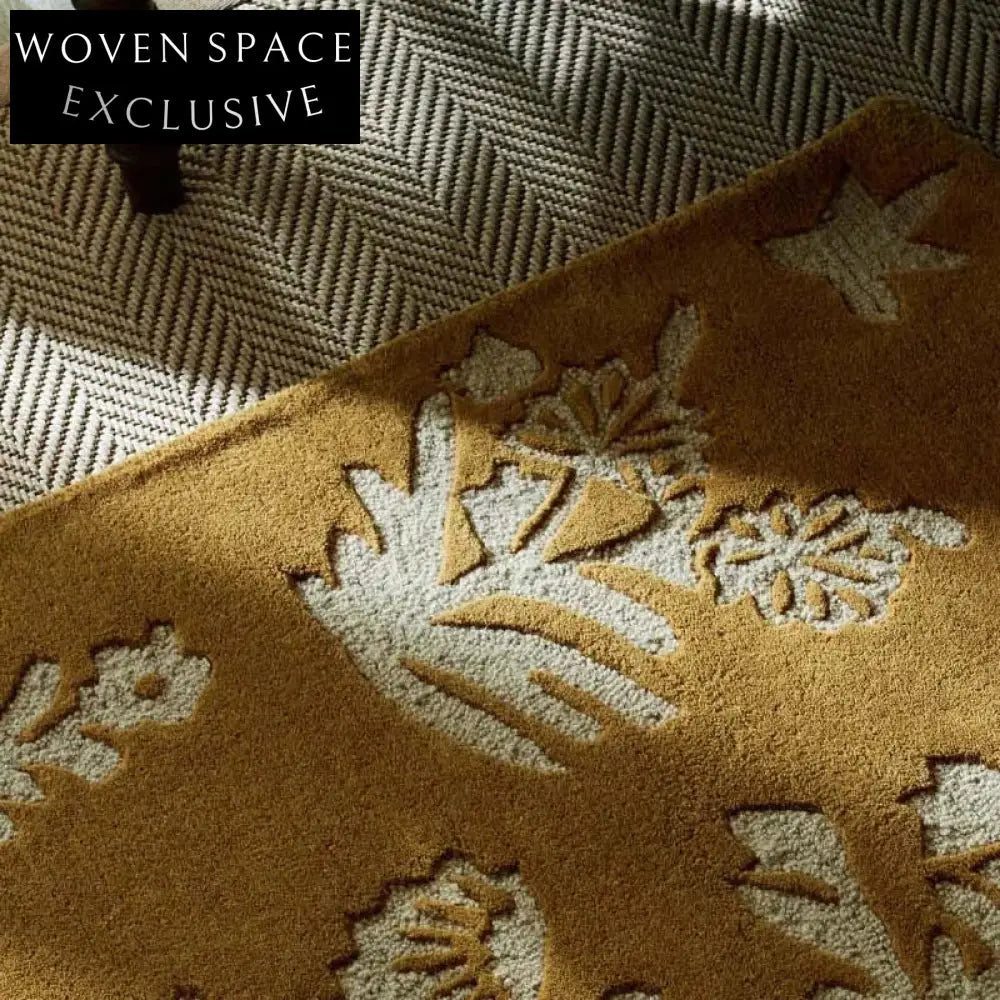 Handmade Modern Minimalist Polyester Geometric Area Rug for Bedroom Living Room