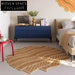 Handmade Modern Thickened Polyester Irregular Area Rug for Living Room Bedroom Hallway