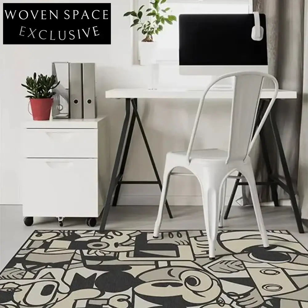 Handmade Polyester Kids Play Mat for Reading & Crawling, Area Rug