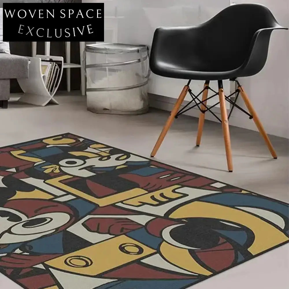 Handmade Polyester Kids Play Mat for Reading & Crawling, Area Rug