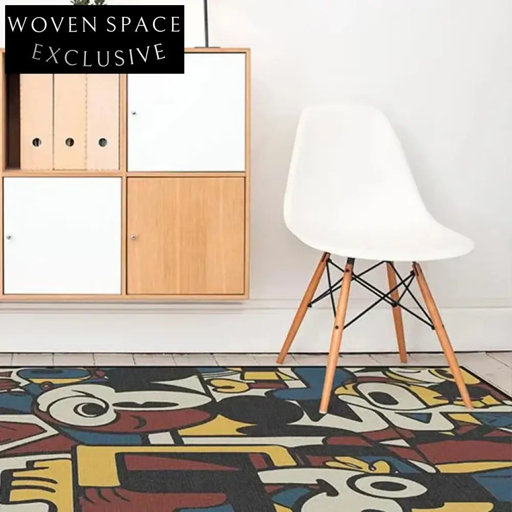 Handmade Polyester Kids Play Mat for Reading & Crawling, Area Rug