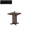 Handmade Solid Elm Wood Square Classic Indoor Design Coffee Table