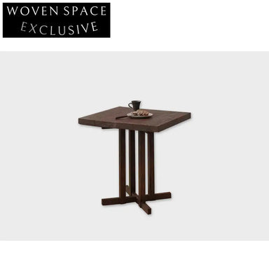 Handmade Solid Elm Wood Square Classic Indoor Design Coffee Table