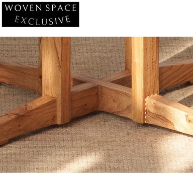 Handmade Solid Wood Square Indoor Apartment Villa Dining Table