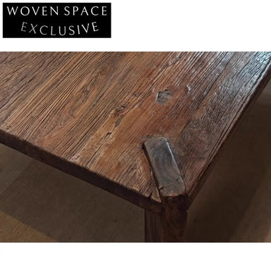Handmade Wabi Sabi Solid Wood Organic Edge Coffee Table