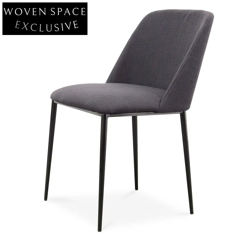 Hans Dining Chair - Charcoal Grey