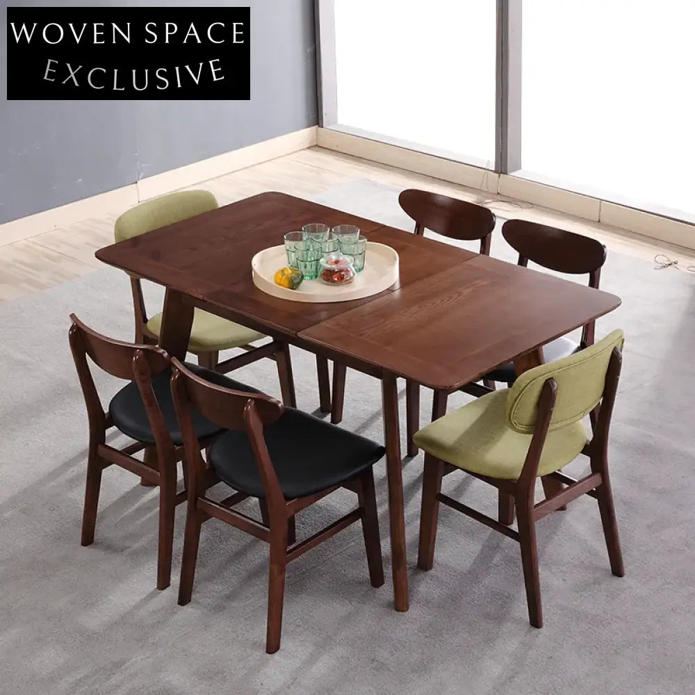 Hans Wegner Style Wooden Dining Chair with Fabric Seat for Cafes