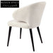 Harlow Black Dining Chair - Natural Linen Dining Chair