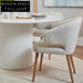 Harlow Natural Dining Chair - Natural Linen Dining Chair