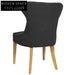 Haven Buttonback Dining Chair Charcoal Dining Chair