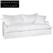 Hayman 3 Seater Slip Cover Sofa - White Linen