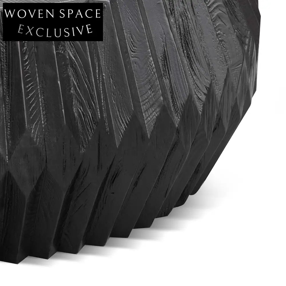 Hendrix Wooden Coffee Table - Brushed Black Coffee Tables