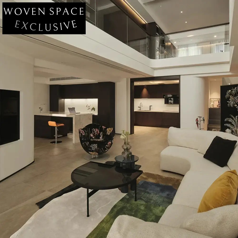 High-End Modern Irregular Abstract Art Area Rug for Living Room Bedroom