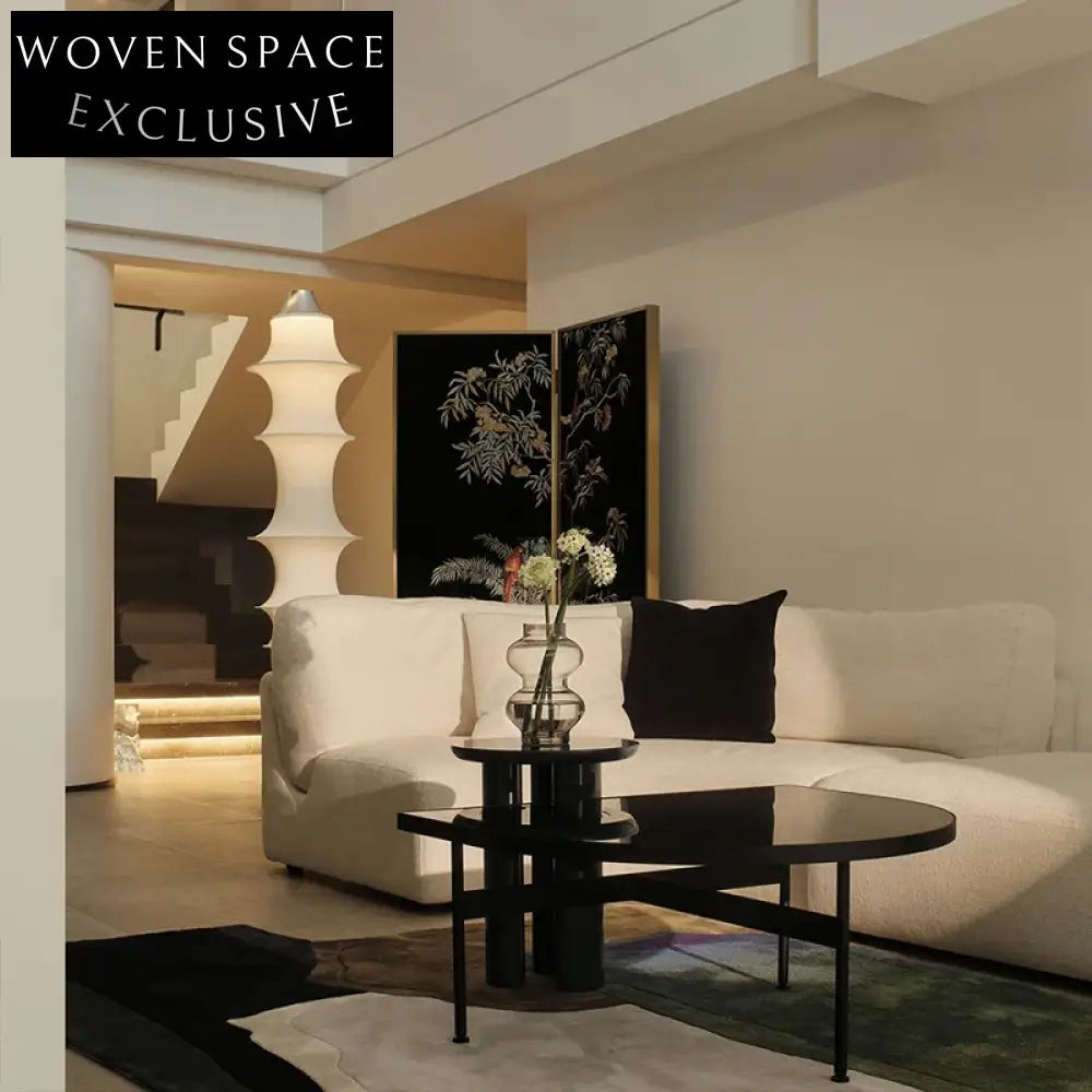 High-End Modern Irregular Abstract Art Area Rug for Living Room Bedroom