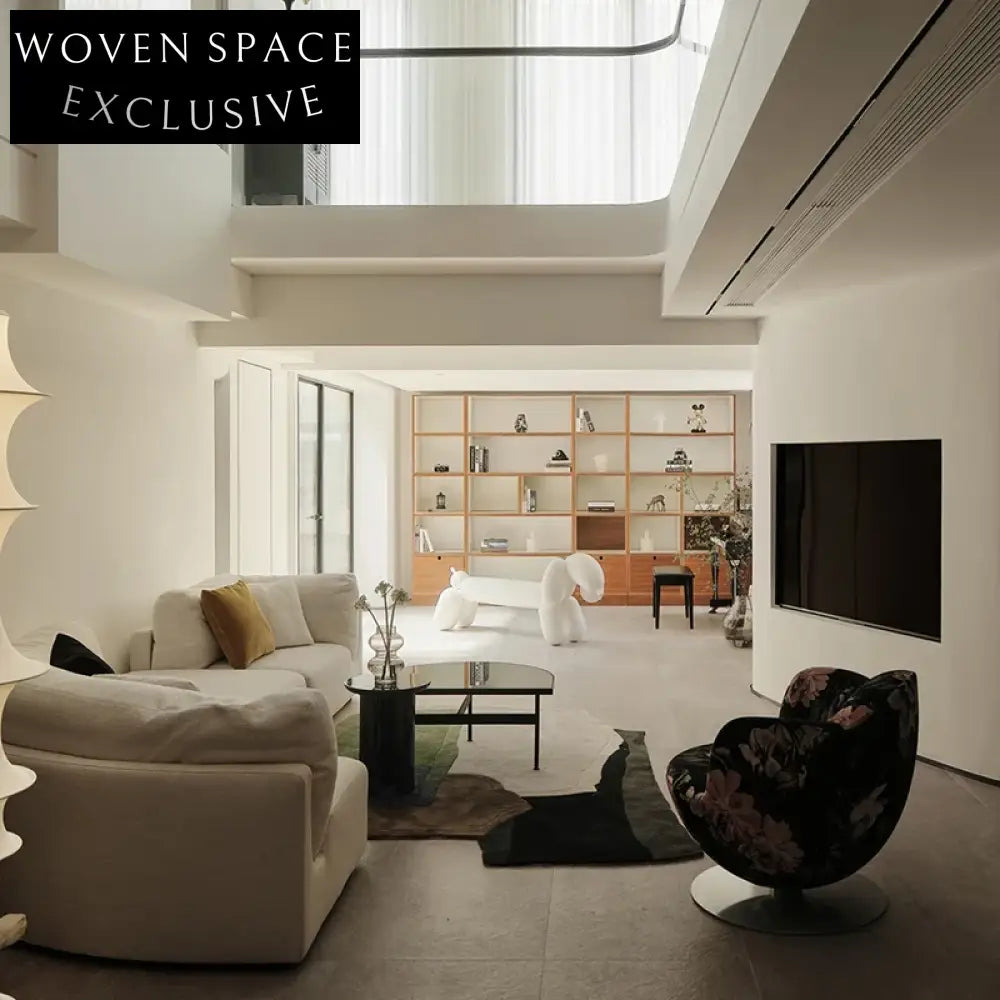 High-End Modern Irregular Abstract Art Area Rug for Living Room Bedroom