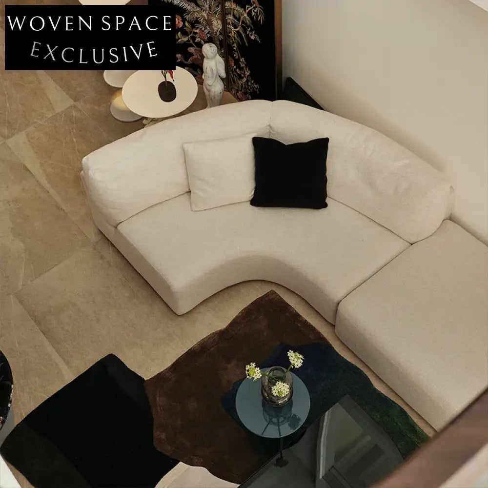 High-End Modern Irregular Abstract Art Area Rug for Living Room Bedroom