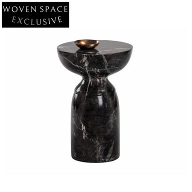 High-End Modern Simple Round Marble Coffee Table for Living Room and Hotel