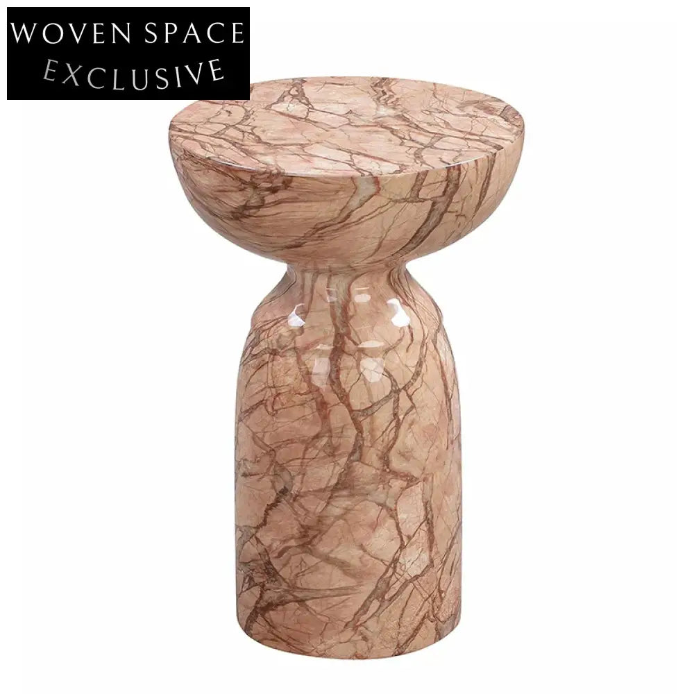 High-End Modern Simple Round Marble Coffee Table for Living Room and Hotel