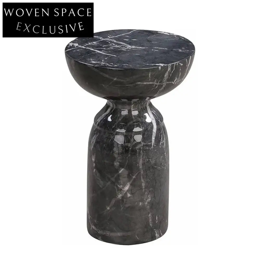 High-End Modern Simple Round Marble Coffee Table for Living Room and Hotel