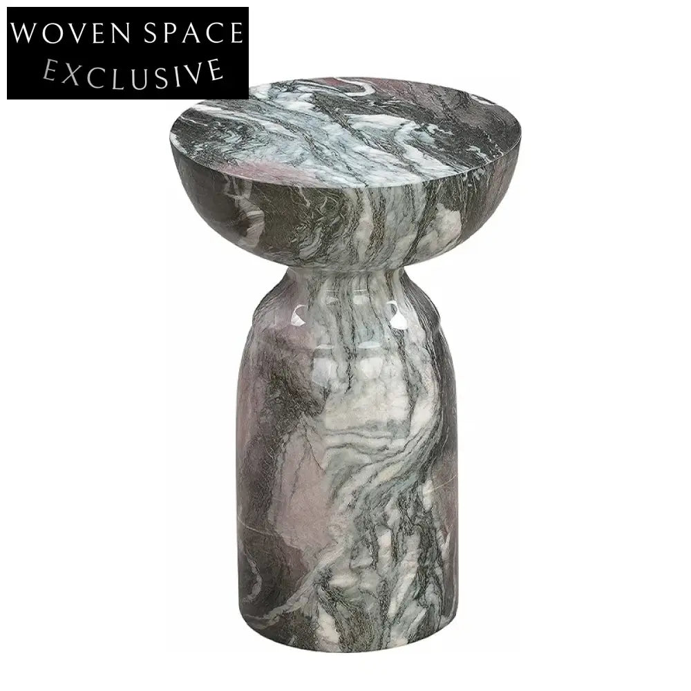 High-End Modern Simple Round Marble Coffee Table for Living Room and Hotel