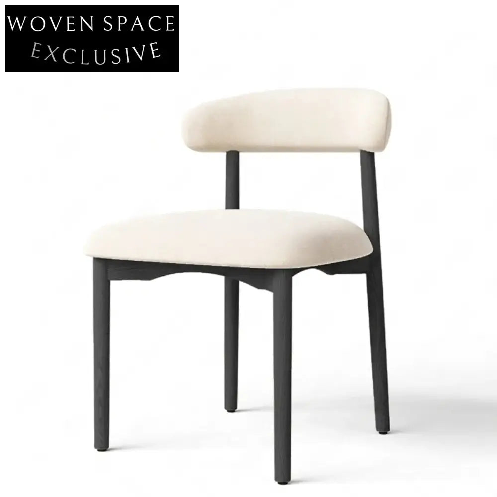 High Quality Home Fabric Soft Cushion Dining Chair Indoor Furniture Fabric Dining Chair Fabric Dining Armchair