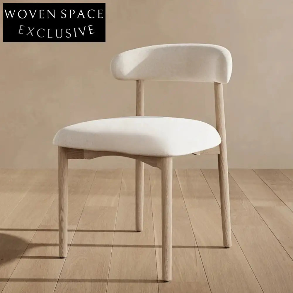 High Quality Home Fabric Soft Cushion Dining Chair Indoor Furniture Fabric Dining Chair Fabric Dining Armchair