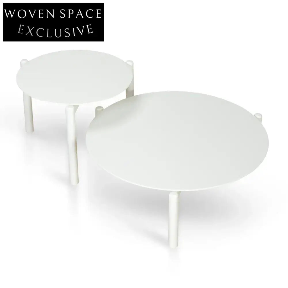 Holloway - Nest of Coffee tables - White
