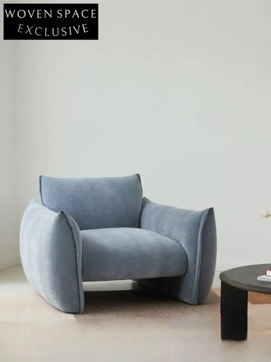 Home Fabric Single Sofa Living Room Modern Simple 2025 New Small Apartment Lazy Leisure Sofa Chair