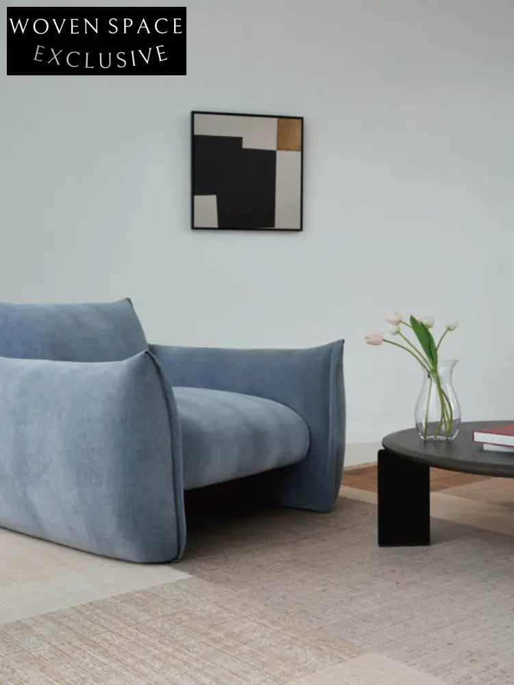 Home Fabric Single Sofa Living Room Modern Simple 2025 New Small Apartment Lazy Leisure Sofa Chair