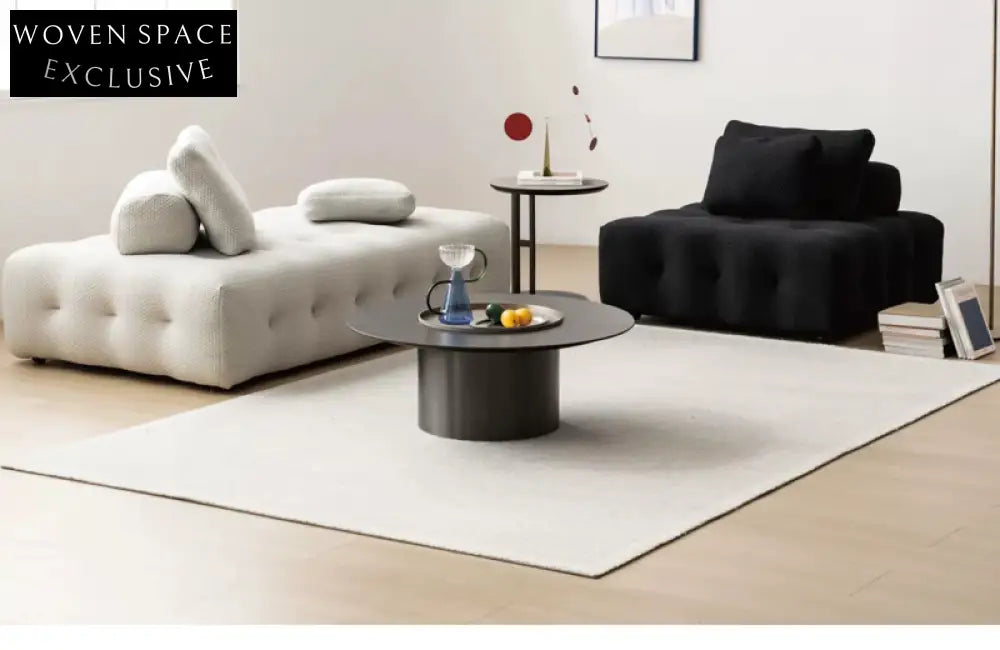 Home Furnishing Backless Sofa Two-way Combination Module Designer Italian Fabric Small Sofa That Does Not Take Up Space