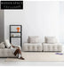 Home Furnishing Backless Sofa Two-way Combination Module Designer Italian Fabric Small Sofa That Does Not Take Up Space