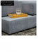 Home Furnishing Blue Fabric Chenille Module Living Room Straight Armrest Storage Box Tofu Block Supo Sofa