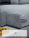 Home Furnishing Blue Fabric Chenille Module Living Room Straight Armrest Storage Box Tofu Block Supo Sofa