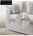 Home Furnishing Cloud Sofa Cream Style Wabi Sabi Style Linen Fabric Down Module Fully Removable and Washable Sofa