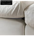 Home Furnishing Cloud Sofa Cream Style Wabi Sabi Style Linen Fabric Down Module Fully Removable and Washable Sofa