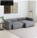 Home Furnishing Corduroy Fabric Modular Sofa Dark Blue Minimalist Free Combination Living Room Small Apartment Tofu