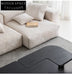 Home Furnishing Corduroy Fabric Modular Sofa Dark Blue Minimalist Free Combination Living Room Small Apartment Tofu